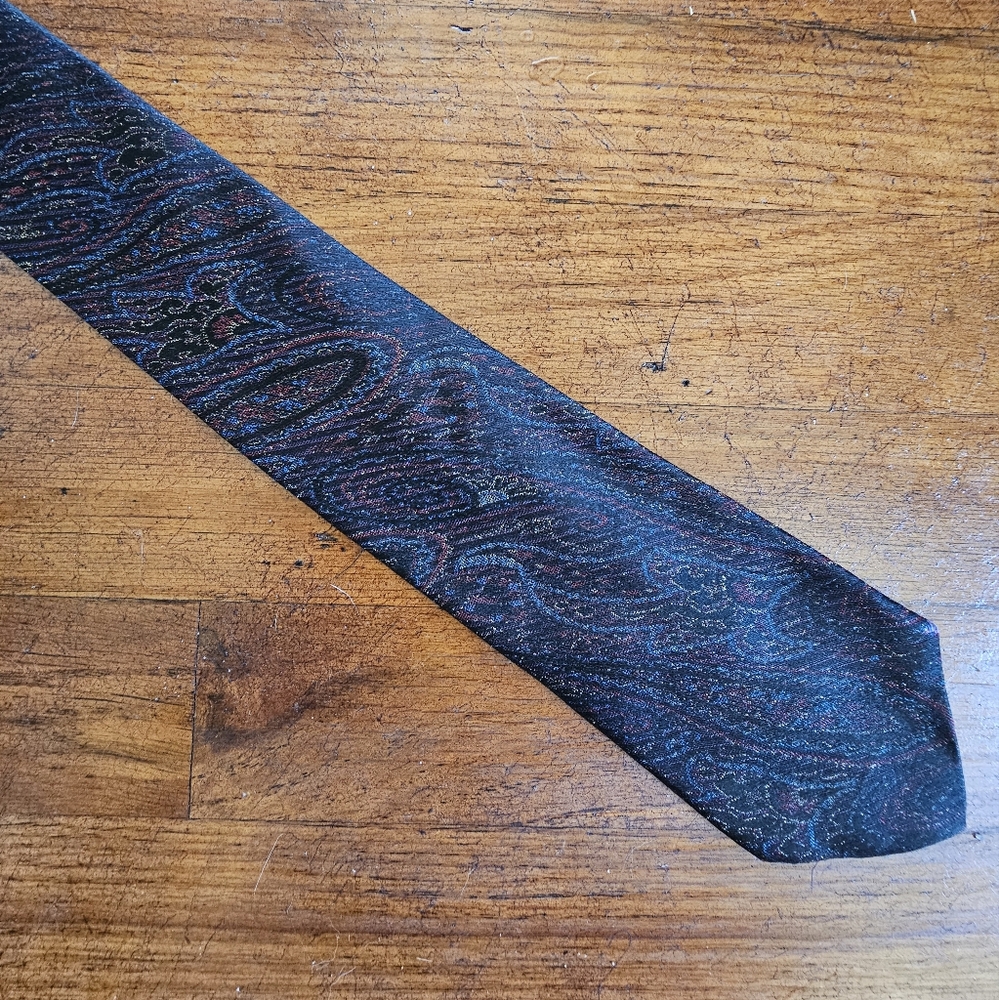 Nina Ricci Vintage‎ Elegant Art To Wear Abstract Pattern Tie